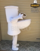 Mascot Mô Hình Bồn Cầu
