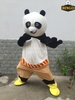 Mascot gấu panda Kungfu