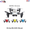 Máy bay điều khiển từ xa Flycam FPV 4 cánh xếp gọn Mini Drone S9W