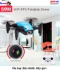 Máy bay điều khiển từ xa Flycam FPV 4 cánh xếp gọn Mini Drone S9W