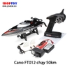 cano điều khiển từ xa tốc độ cao 50km boat speed rc ft012