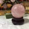 Quả cầu Thạch Anh Hồng - LPQC1006