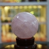 Quả cầu thạch anh hồng tự nhiên ĐK 8cm - 0.7kg - MTC134