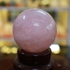 Quả cầu thạch anh hồng tự nhiên ĐK 6.9cm - 0.45kg - MTC137