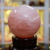 Quả cầu thạch anh hồng tự nhiên ĐK 9.6cm - 1.25kg - MTA190