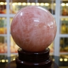 Quả cầu thạch anh hồng tự nhiên ĐK 15.7cm - 5.4kg - MTB194
