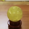 Quả cầu thạch anh vàng hiệu ứng sao ĐK 8.5cm - 0.85kg-MTA428
