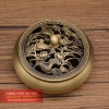 Lư xông trầm trơn bằng đồng nguyên chất- 7.4x5cm-200g