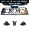 Camera hành trình gương- Navicom V360 quan sát 4 vị trí trên xe