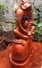 Tượng khỉ phong thủy gỗ hương gia lai