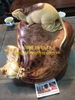 Tượng chuột gỗ Nu Hương Cao Cấp Cao 25cm rộng 40cm sâu 23cm