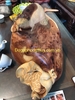 Tượng chuột gỗ Nu Hương Cao Cấp Cao 25cm rộng 40cm sâu 23cm
