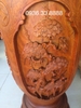 lộc bình tứ quý gỗ Gụ Quảng Bình - Tùng Truc cúc Mai cao 1m50cm đk 45cm 