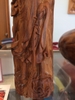 Tượng Quan âm gỗ hoàng đàn, cao 50cm rộng 18cm sâu 12cm