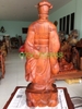 Tượng khổng minh gỗ hương, Gia lai cao 70cm rộng 23cm sâu 18cm 