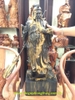 Tượng Quan công gỗ mun hoa, Cao 70cm rộng 30cm sâu 23cm 