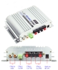Ampli Mini 12V Hifi 2.1 độ xe nghe nhạc cực hay HX-168AH ( Kèm nguồn + Đây tín hiệu)