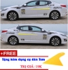 Bộ tem dán sườn xe D-127 ( Tặng kèm dụng cụ dán tem)