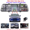 Camera giám sát hành trình gắn gương tích hợp camera lùi 10 Inch cảm ứng CY888