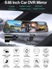 Camera giám sát hành trình gương, Cam hành trình 3 mắt kết nối WIFI