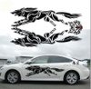 Bộ tem dán sườn xe hình Sói cá tính mạnh mẽ  D-218