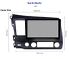 Màn hình Android 9 Inc WIFI + 4G theo xe Honda Civic 2004-2011