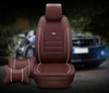 Bộ Áo bọc ghế ô tô cao cấp Da (Màu Nâu)