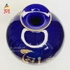 Bình Gốm Tài Lộc Xanh Tím In Chữ Vàng Trang Trí Nội Thất Cao Cấp