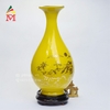 Bình Tỳ Bà Hút Lộc Gốm Sứ Vàng Vẽ Mã Đáo Thành Công