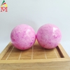 Cặp bi lăn tay Ngọc Serpentine Hồng