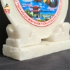 Đĩa Đá Trắng Bác Hồ, Bác Giáp 18cm