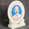 Đĩa Đá Trắng Bác Hồ 18cm