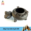 Lư hương đốt trầm gốm cao cấp nâu đen