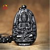 Mặt Phật Bản Mệnh Thiên Thủ Thiên Nhãn Obsidian Đen