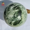Quả Cầu Ngọc Serpentine Xanh nhạt