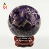 Quả Cầu Đá Thạch Anh Tím Cánh Sen