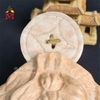 Thiềm Thừ - Cóc Ba Chân Đá Serpentine Vân Gỗ Nhạt