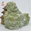 Tượng Phật Di Lặc Đá Serpentine Xanh Đậm