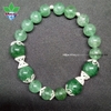 Vòng Tay Thạch Anh Dâu Xanh Charm Bạc 925 S3