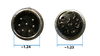 JACK ĐIỆN TRÒN 7 CHÂN   - 7 pin connector m16