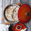 Nồi gang Le Creuset Brater rund Evo 18cm Orange màu cam