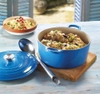 Nồi gang Le Creuset Brater rund Evo 24cm Blue Marseile màu xanh dương đậm