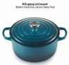 Nồi gang Le Creuset Brater rund Evo 24cm Deep teal xanh cổ vịt