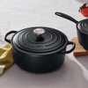 Nồi gang Le Creuset Brater rund Evo 20cm Schwarz Matt màu đen
