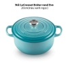 Nồi gang Le Creuset brater rund Evo 20cm Caribe Blue màu xanh ngọc