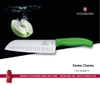 Dao làm bếp Santoku cạnh sáo 17cm chống bám dính Victorinox Thụy Sỹ
