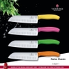 Dao làm bếp Santoku cạnh sáo 17cm chống bám dính Victorinox Thụy Sỹ