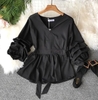 Áo Kiểu Peplum tay cách điệu