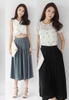 Quần Culottes Xếp Ly