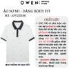 Áo Thun polo Nam Tay Ngắn Có Cổ Owen APV233180 Màu trắng dáng Body Fit chất liệu cotton